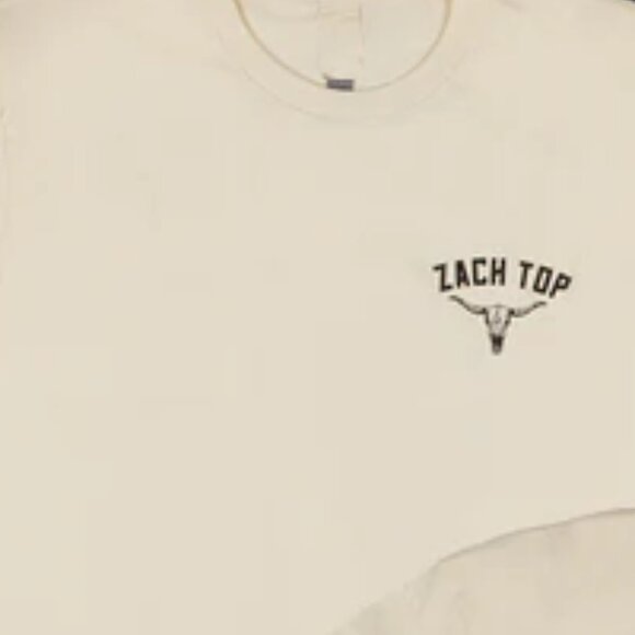 Zach Top Cold Beer Country Music Tour 2025 T-Shirt, Double Sided Unisex Full 26 - Picture 2 of 5